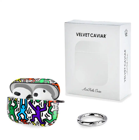 Keith Haring Rainbow Dancers AirPod Case