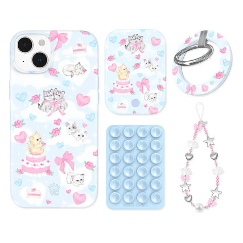 Kitten Kisses iPhone Bundle Set - Grip