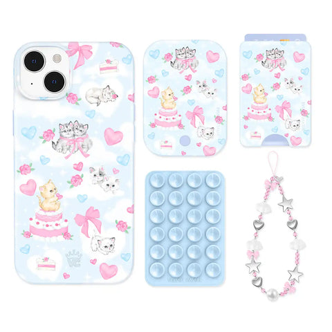 Kitten Kisses iPhone Bundle Set - Wallet