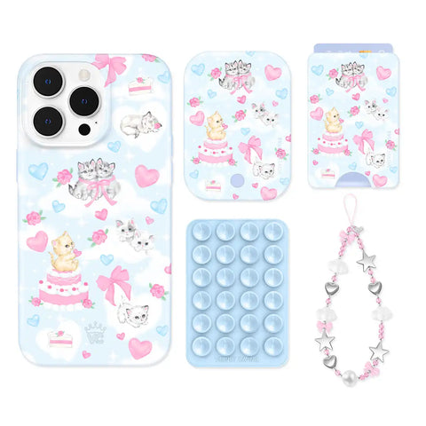 Kitten Kisses iPhone Bundle Set - Wallet