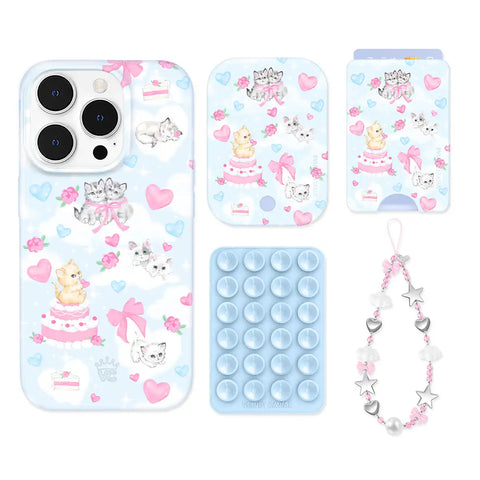 Kitten Kisses iPhone Bundle Set - Wallet