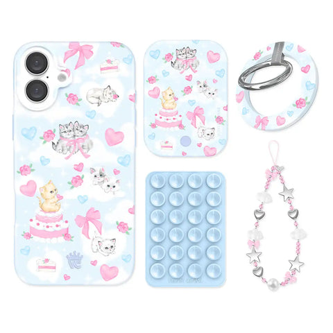 Kitten Kisses iPhone Bundle Set - Grip
