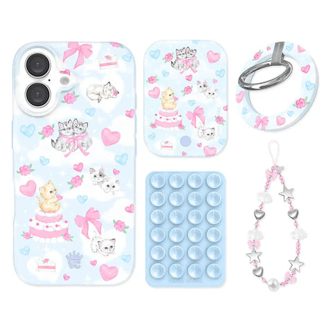 Kitten Kisses iPhone Bundle Set - Grip