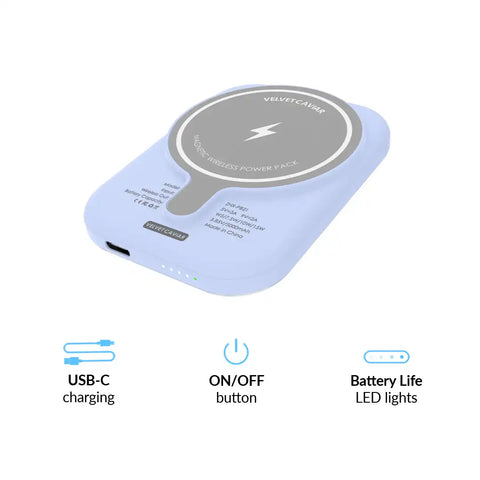 Kitten Kisses Portable MagSafe Charger Power Pack