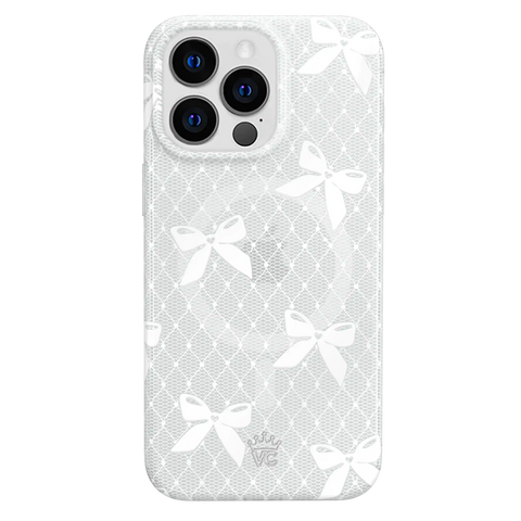 Vintage Lace Bows iPhone Case