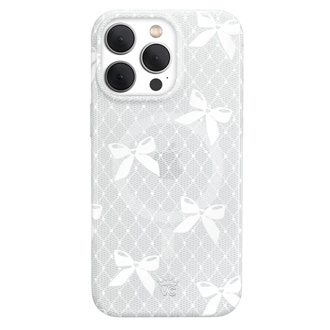 Vintage Lace Bows iPhone Case