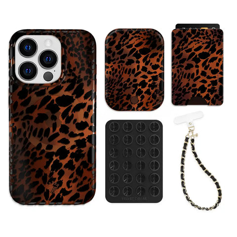 Leopard Tort iPhone Bundle Set - Wallet