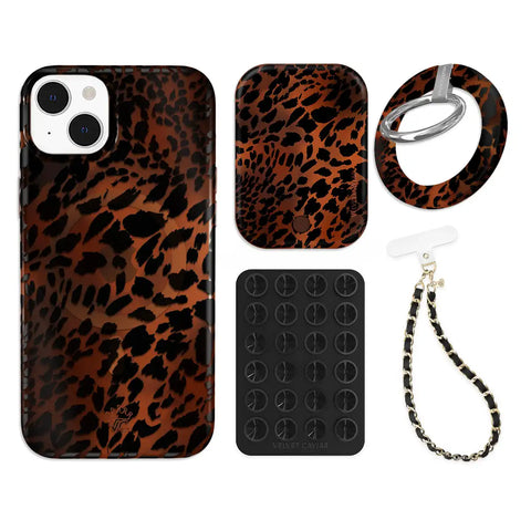 Leopard Tort iPhone Bundle Set - Grip