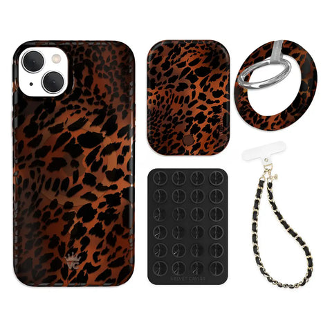 Leopard Tort iPhone Bundle Set - Grip