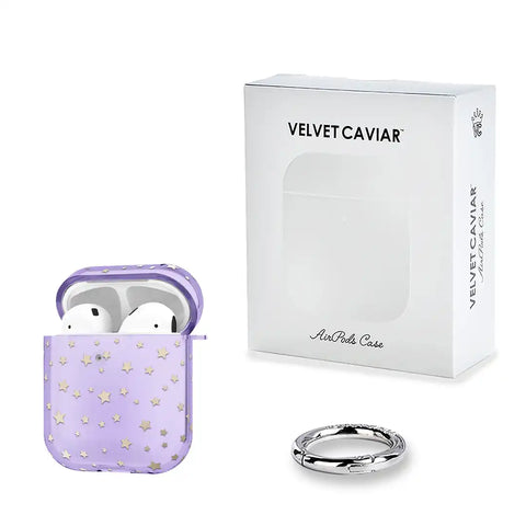 Lilac Celestial Stars AirPod Case