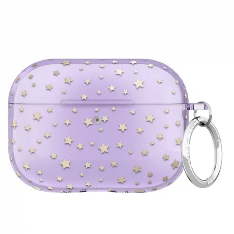 Lilac Celestial Stars AirPod Case