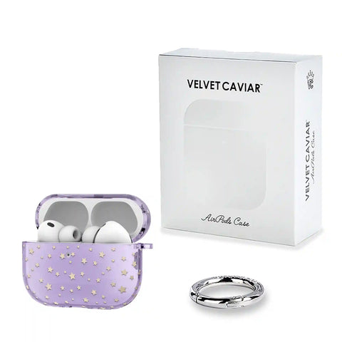 Lilac Celestial Stars AirPod Case