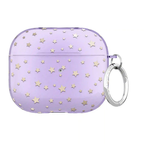 Lilac Celestial Stars AirPod Case