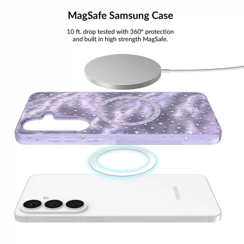 Lilac Celestial Stars Samsung Bundle Set