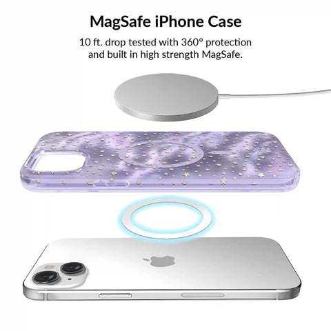 Lilac Celestial Stars iPhone Bundle Set