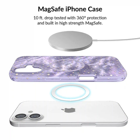 Lilac Celestial Stars iPhone Bundle Set