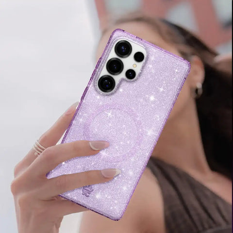 Lilac Stardust Samsung Case