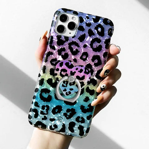 Rainbow Leopard iPhone Case