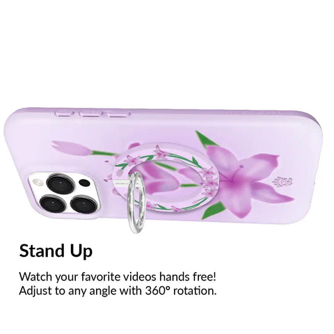 Love Spell Lily Floral MagSafe Grip Ring