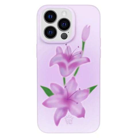 Love Spell Lily Floral iPhone Case