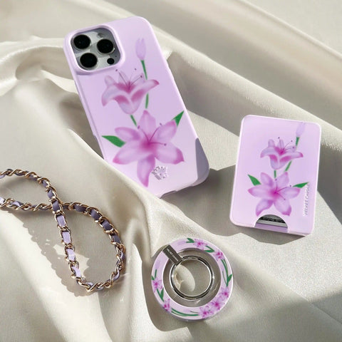 Love Spell Lily Floral MagSafe Wallet