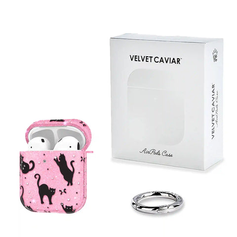 Lucky Kittens Glitter AirPod Case