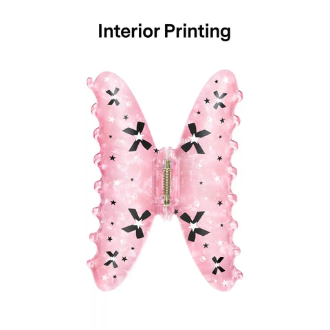 Lucky Kittens Large Hair Clip