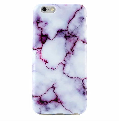 Purple Streak Marble iPhone Case
