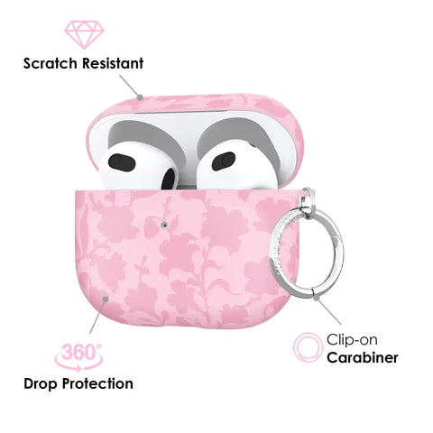 Magical Mauve Floral AirPod Case