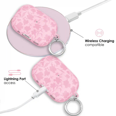 Magical Mauve Floral AirPod Case