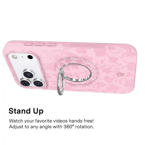 Magical Mauve Floral MagSafe Grip Ring
