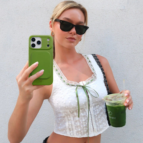 Matcha Green Portable MagSafe Charger Power Pack