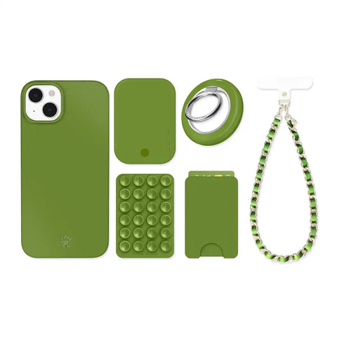 Matcha Green iPhone Bundle Set