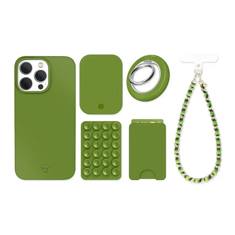 Matcha Green iPhone Bundle Set