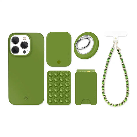 Matcha Green iPhone Bundle Set