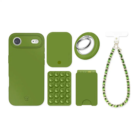 Matcha Green iPhone Bundle Set