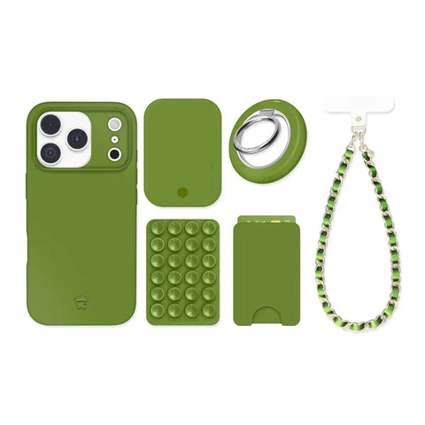 Matcha Green iPhone Bundle Set