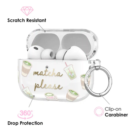 Matcha Please AirPod Case