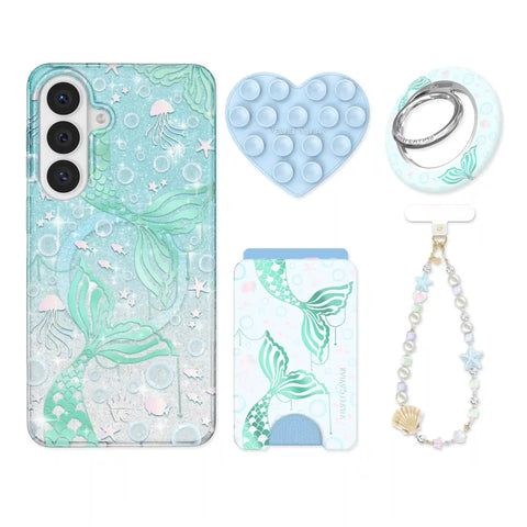 Mermaid Glitter Holo Samsung Bundle Set