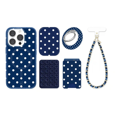 Midnight Polka Dot iPhone Bundle Set