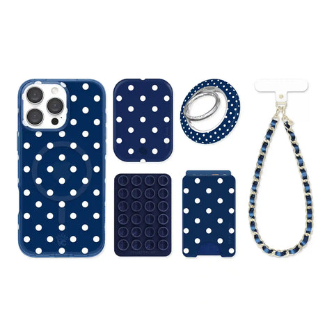 Midnight Polka Dot iPhone Bundle Set