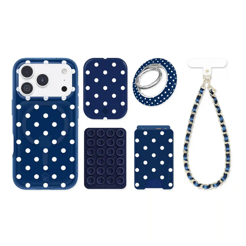 Midnight Polka Dot iPhone Bundle Set