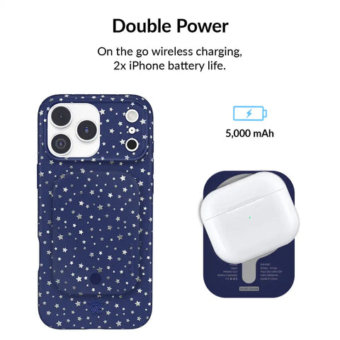 Midnight Stars Portable MagSafe Charger Power Pack