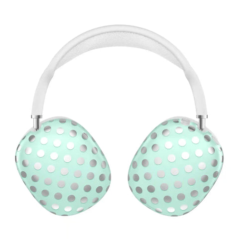 Mint Chrome Polka Dot AirPod Max Case