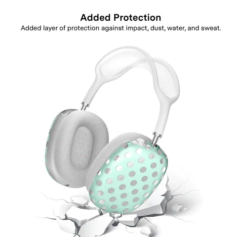 Mint Chrome Polka Dot AirPod Max Case