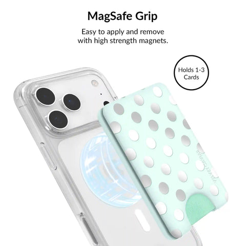 Mint Chrome Polka Dot iPhone Bundle Set