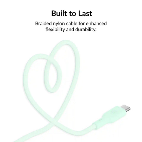 Mint Fast Charging Cable, 6ft USB-C