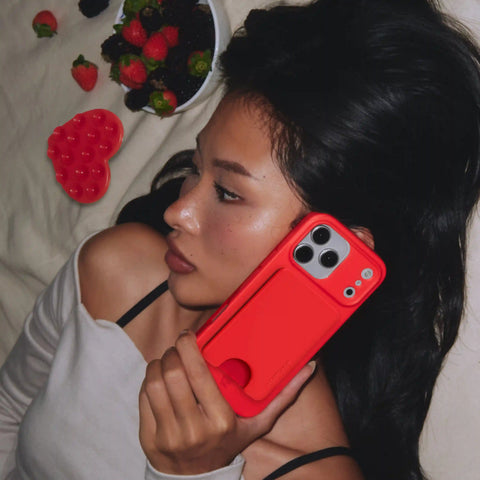 Hot Girl Red MagSafe Wallet