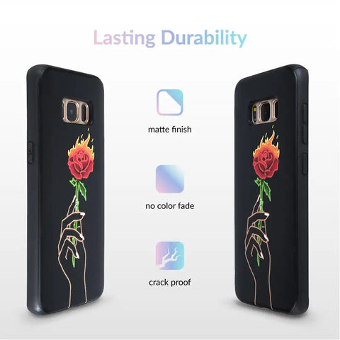 Neon Rose iPhone Case by Nessa