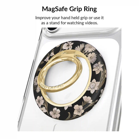 Nightbloom Gold Chrome Floral iPhone Bundle Set